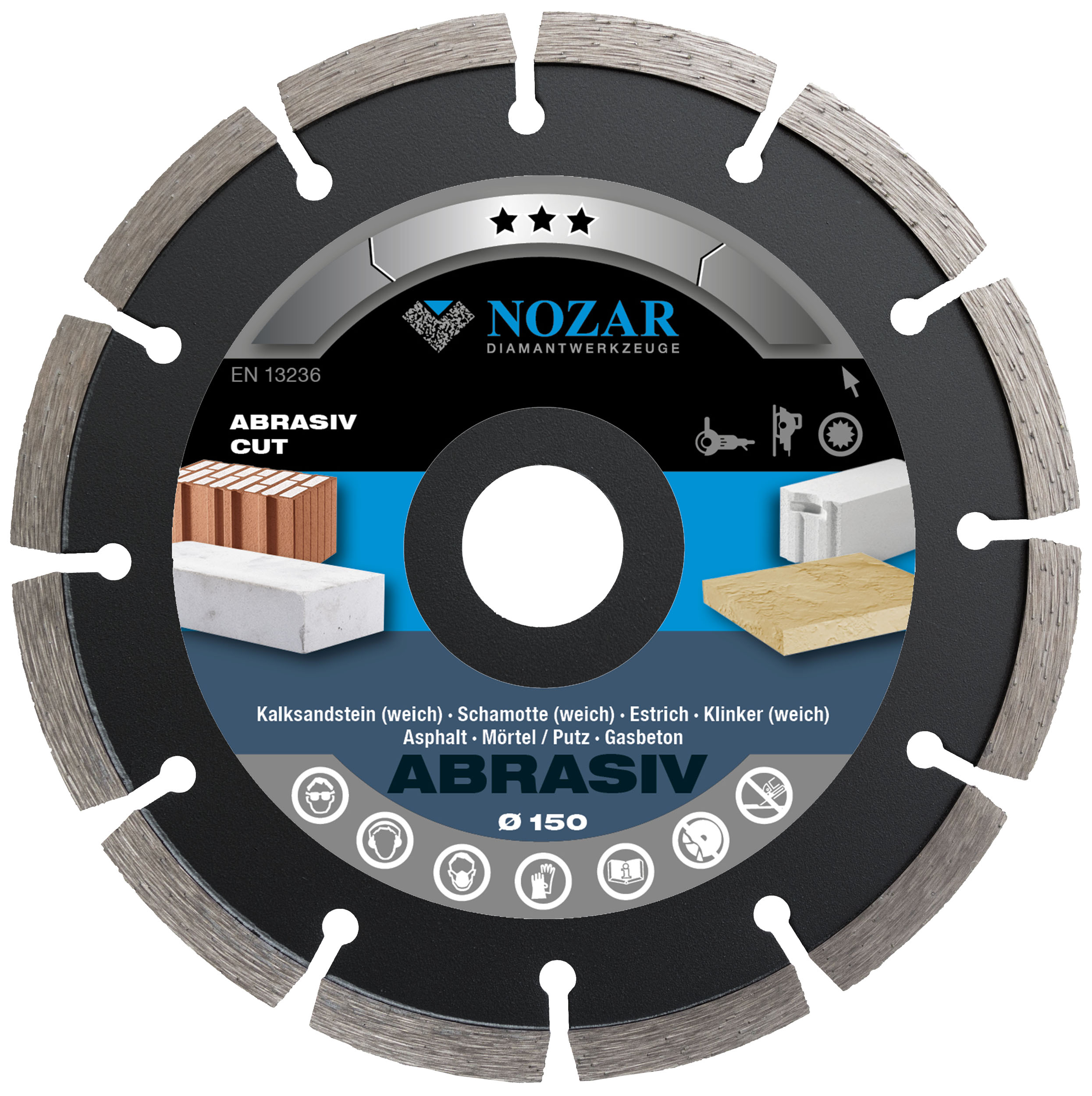 Nozar Diamant-Trennscheibe Abrasiv Cut 125 mm
