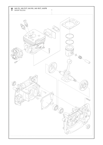 Husqvarna Motorsensen/Freischneider 966015801 545RXT Motorsense