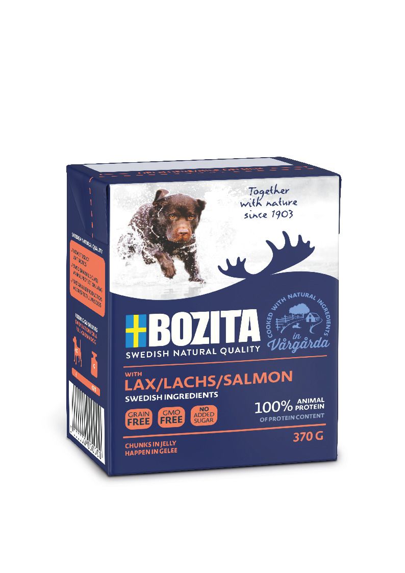 Bozita Happen in Gelee 370 Gramm Hundenassfutter