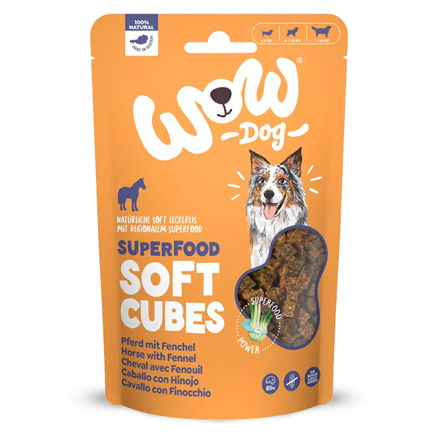 WOW Superfood Soft Cubes 150 Gramm HundesnackVorschaubild