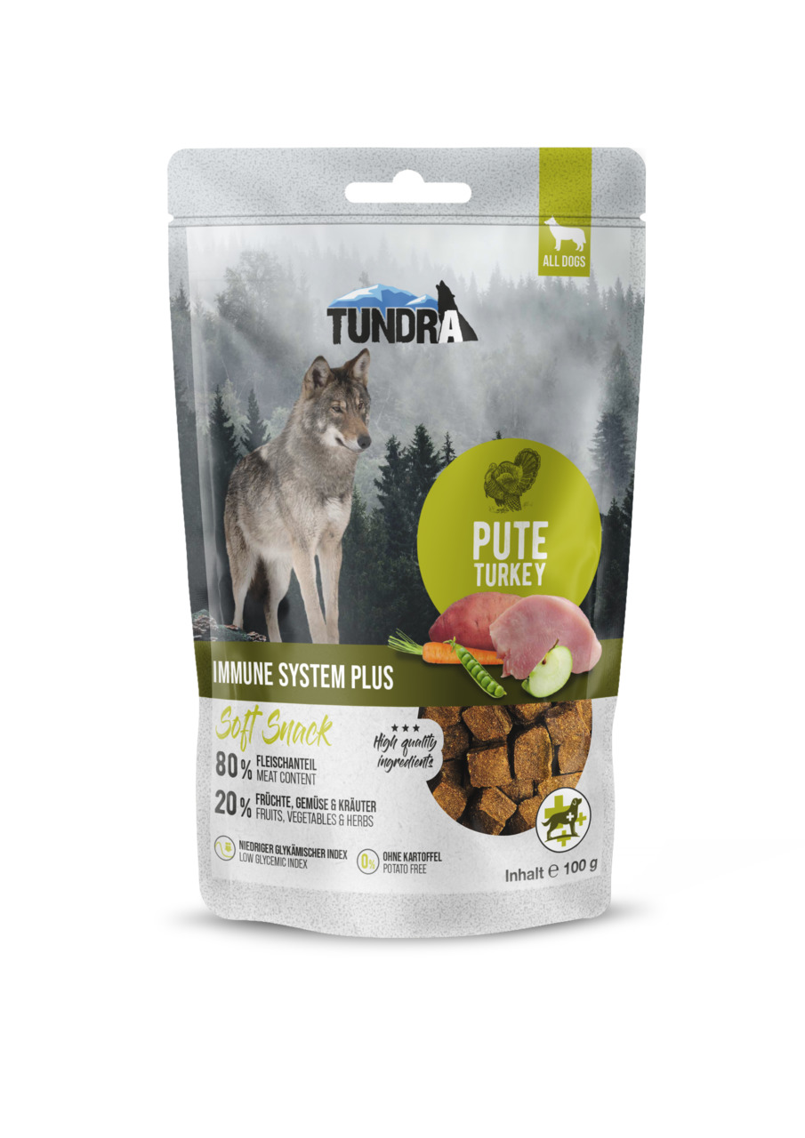 TUNDRA Immune System Pute 100g Hundesnack