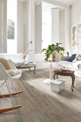 HANDMUSTER MEISTER Designboden MeisterDesign. flex DD 400 Wildeiche grau 6977