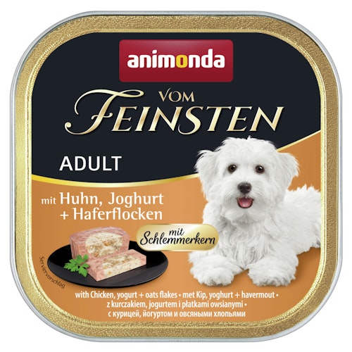 animonda Vom Feinsten Adult mit Schlemmerkern 150g Schale Hundenassfutter
