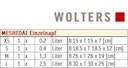 Wolters Meshidai True Einzelapf - Walnuss