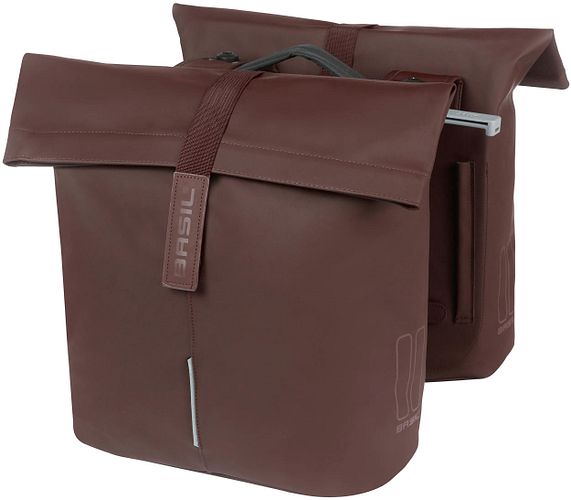Basil City Double Pannier Bag Doppeltasche braun roasted brown MIK 2.0