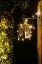 Konstsmide Weihnachtsbeleuchtung  Micro LED Lichterkette gefrostete 40 warmweiße Dioden