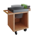 Vorschaubild OFYR Kamado Table Corten 65 PRO Concrete BGE