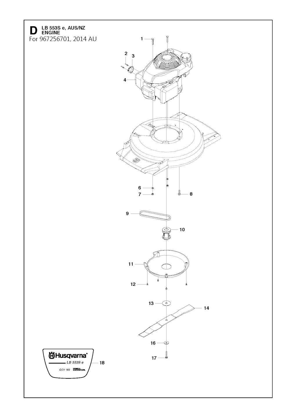 Explosionszeichnung Ersatzteile