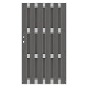 Vorschaubild TraumGarten Jumbo WPC Alu-Design Einzeltor 980 x 1790 mm