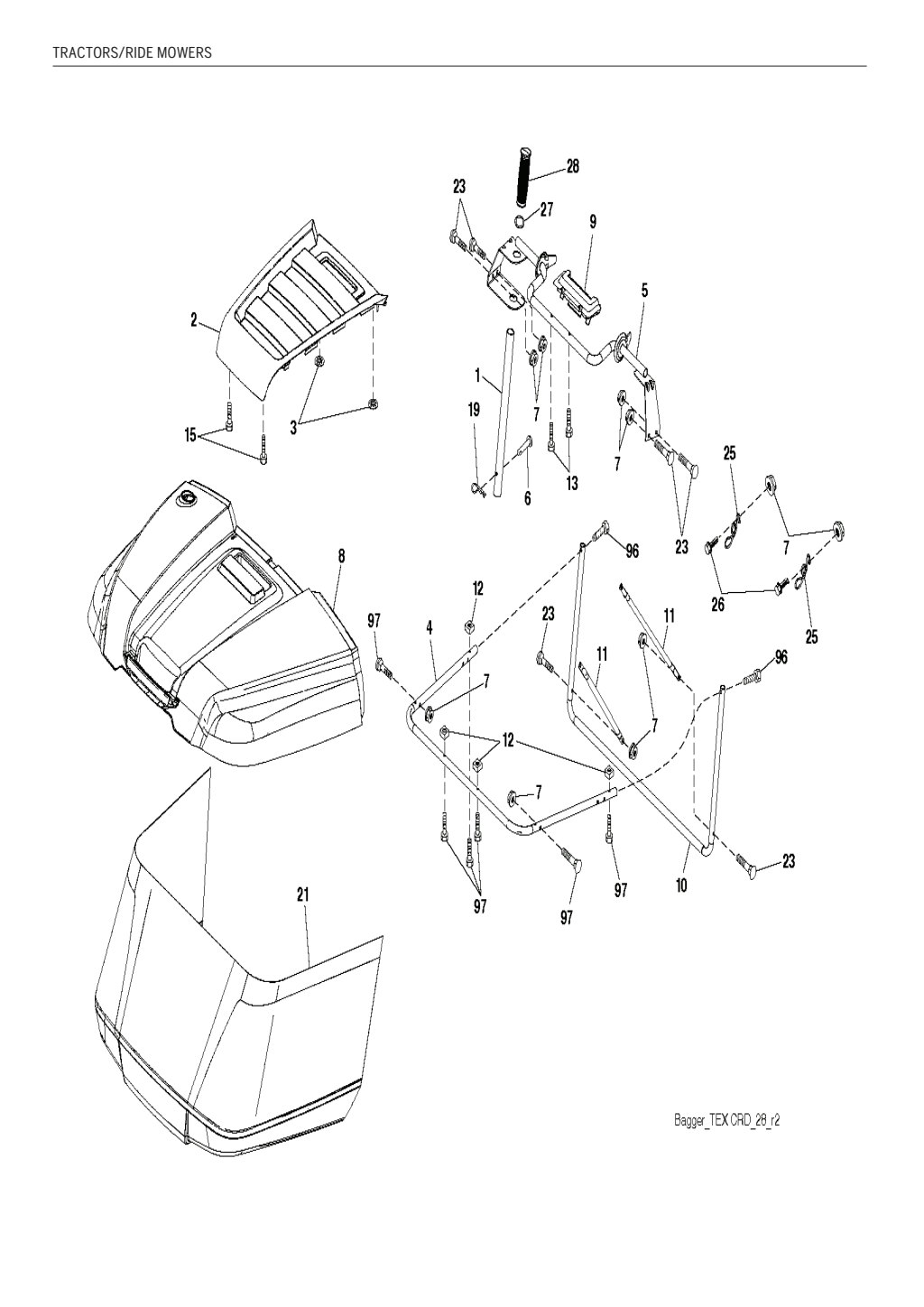 Explosionszeichnung Ersatzteile