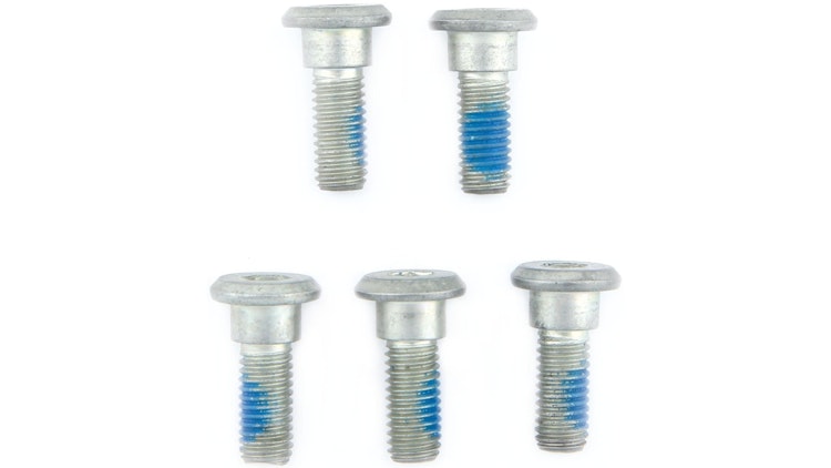 TRW Schraubensatz 5 Stück, M8x1, 25, Schaftlänge 17, 5 mm, Gesamtlänge 23, 20 mm