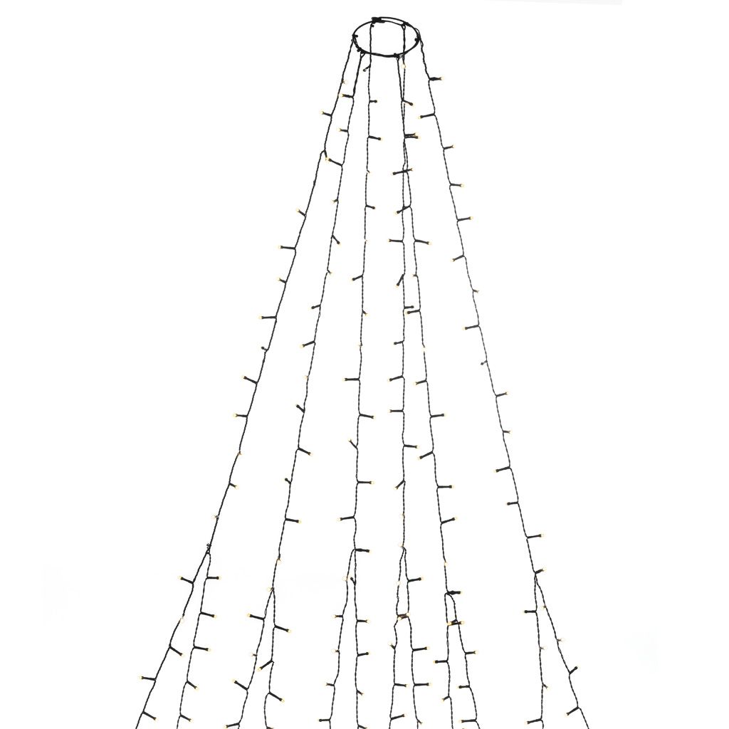 Konstsmide Weihnachtsbeleuchtung  LED Baummantel 450 warmweiße Dioden 200cm