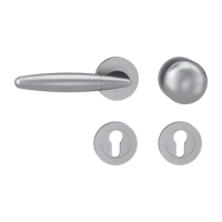 Griffwerk Wechselgarnitur VIOLA R 21 Perla Silbermatt - Auslaufartikel