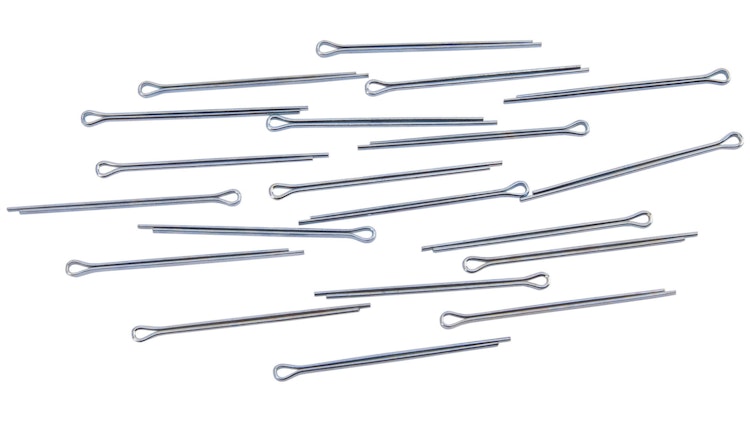 Dresselhaus Splint 1, 6 x 32 mm, Abgabe nur in Packung zu 20 Stück, Preis per Packung, Splint Stahl