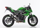 Vorschaubild HURRIC SLIP-ON Schalldämpfer Supersport Aluminium eloxiert für KAWASAKI Ninja 125,Z125