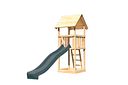 Vorschaubild Akubi Kinderspielturm Lotti mit Satteldach inkl. Wellenrutsche (Set A)