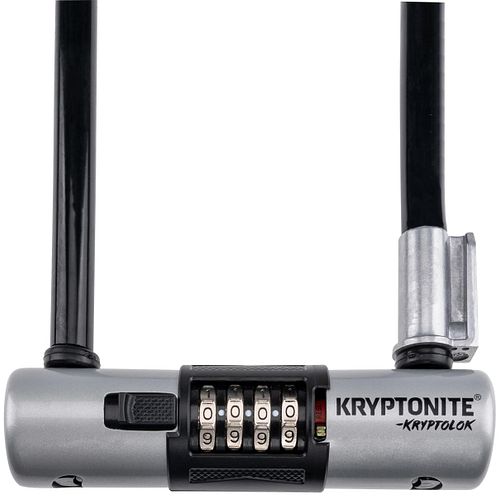 KRYPTONITE Bügelschloss Kryptolok Combo schwarz/grau