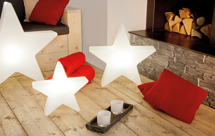 8 seasons design LED-Dekoleuchte Shining Star (WW), verschiedene Größen und Farben