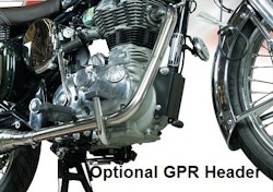 GPR Mittelrohre Royal Enfield Scram 411 2022/2024 e5 DECATALIZZATORE DE