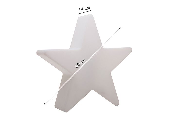8 seasons design LED-Dekoleuchte Shining Star (WW), verschiedene Größen und Farben