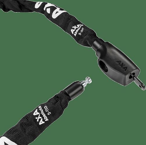 Axa Absolute Kettenschloss 110 cm schwarz Mod. 25