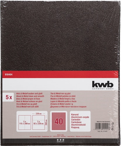 kwb 5 Schleifbogen Korund K  40 810404