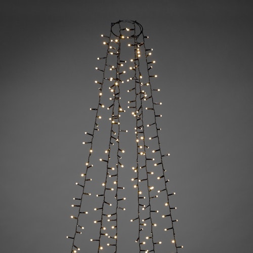 Konstsmide Weihnachtsbeleuchtung  Micro LED Compactlights Baummantel Ring