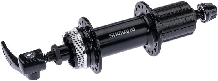 Shimano Hinterradnabe FH-QC400 Schnellspanner 178 mm schwarz