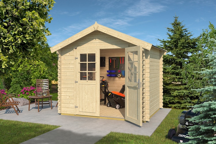 Weka Gartenhaus 209 - 28 mm