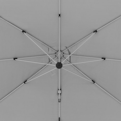 doppler Pendelschirm ACTIVE 350 x 260, Aluminium Grau / 100 % Polyester 200 g/m²