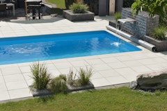 WESERWABEN® Pool- / Beckenrandsteine - Aquitaine BetonweißZubehörbild