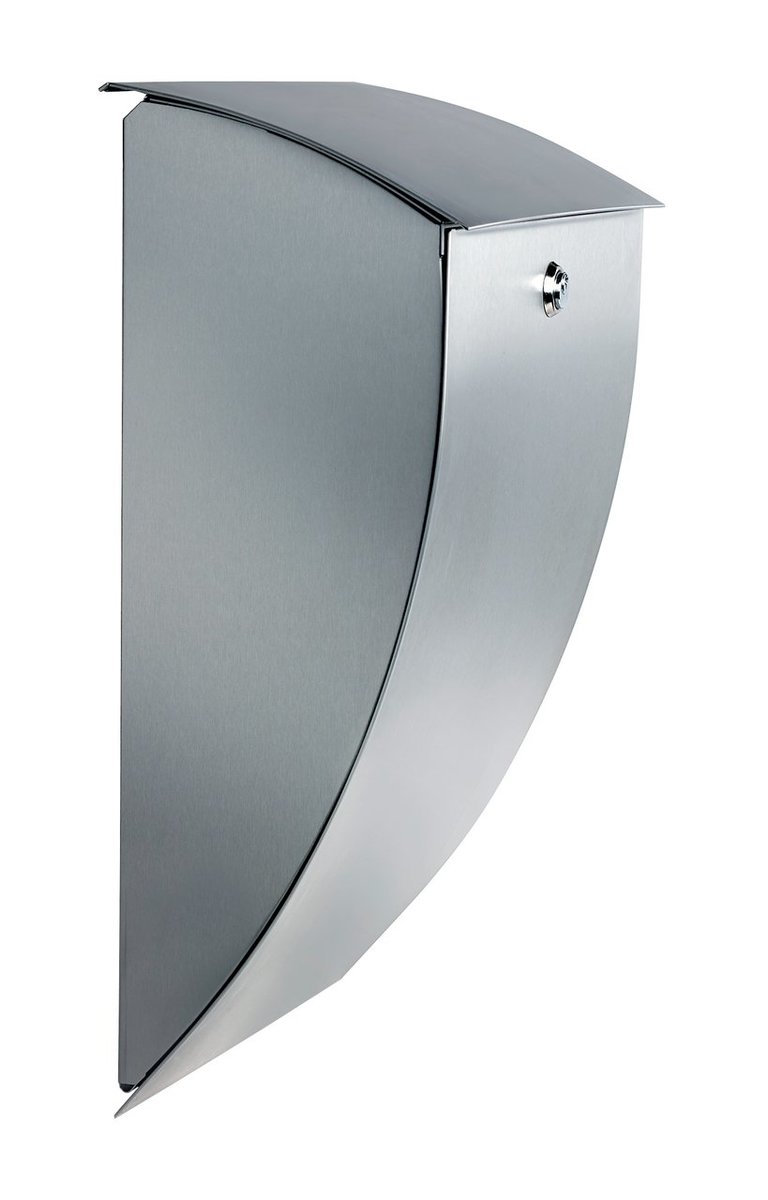 Thumbnail - Burg Wächter Briefkasten Milano Edelstahl 3843 ES