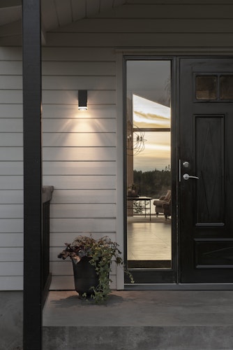 Konstsmide Wandleuchte Pollux, schwarz, GU10 (410-750)