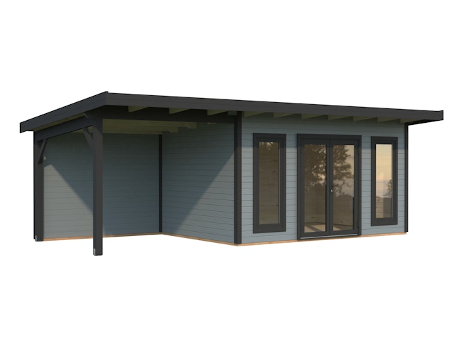 Palmako Gartenhaus Aurelia 12,7+7,9 m² - 44 mm