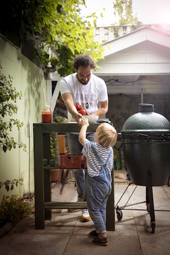 Big Green Egg Bedrucktes Lätzchen