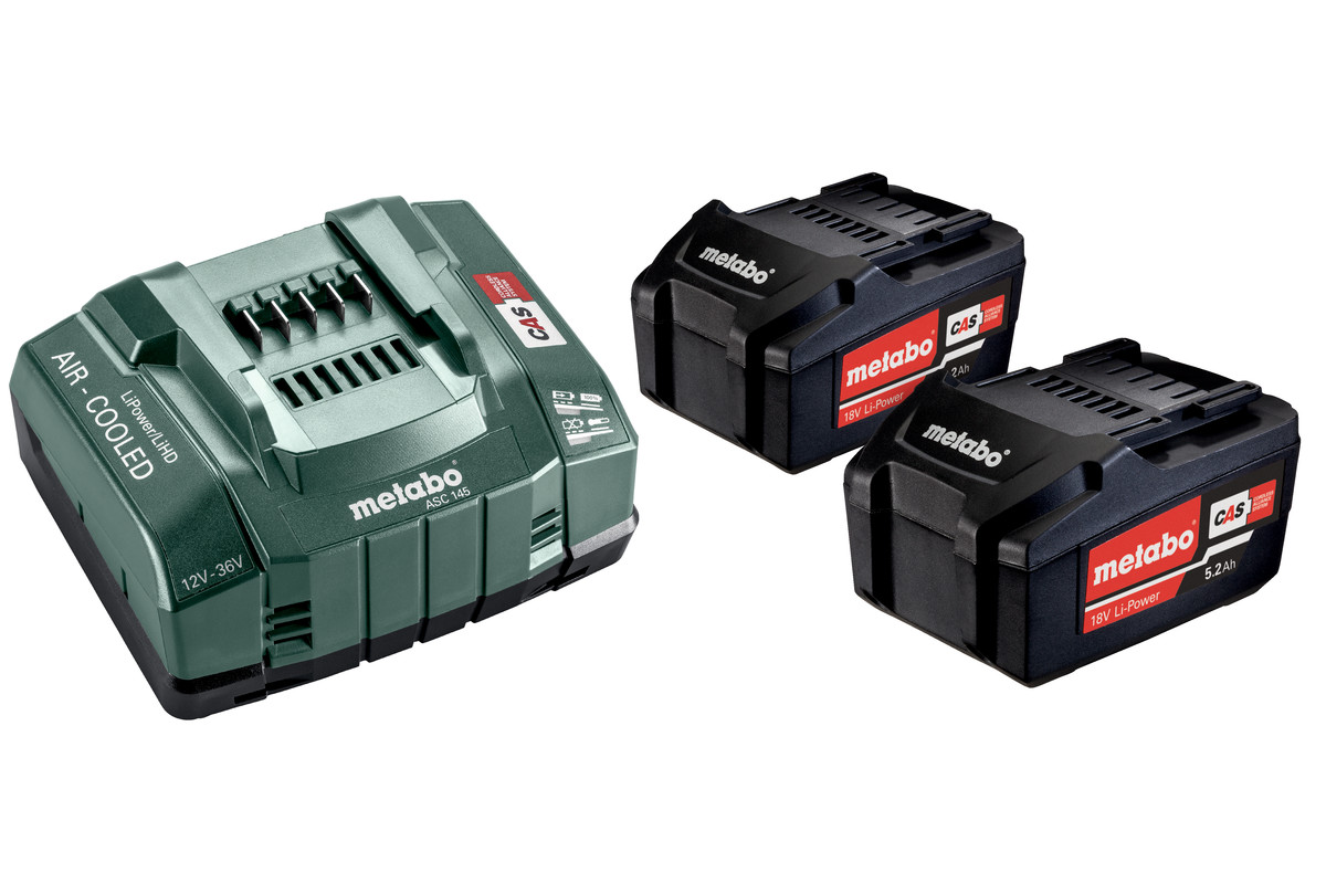 Metabo Basis-Set 2 x 5.2 Ah