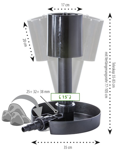 Heissner Stand-Skimmer (F551-00)