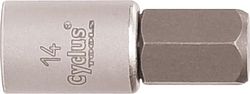 Cyclus Tools Steckschlüsseleinsatz 14 mm silber