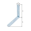 Vorschaubild Alberts® Stuhlwinkel mit Sicke u.abgerundeten Enden 100x100x19 mm