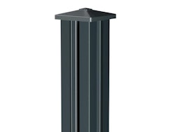 dz VIDUAL Steckzaun-Anfangs-/End-/Torpfosten Swing 120 x 120 mm mit Zubehör