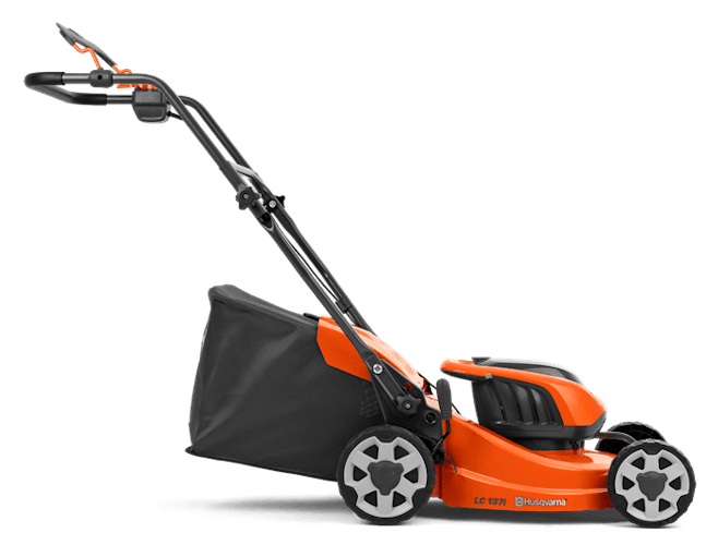 Husqvarna Akku-Rasenmäher LC 137i + Akku B140 + Ladegerät QC80