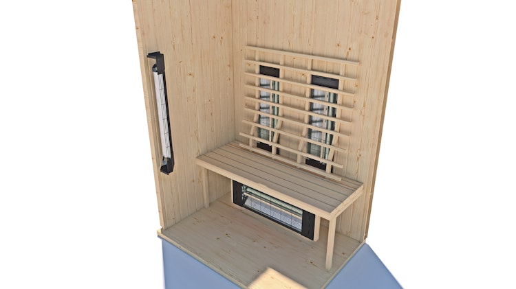 Weka Infrarot Wärmekabine Mila Gr. 2 Sondermodell "IR-Kabine des Jahres" inkl. Zubehörpaket