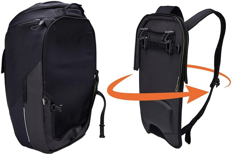 Thule Rucksack Paramount Hybrid Pannier schwarz