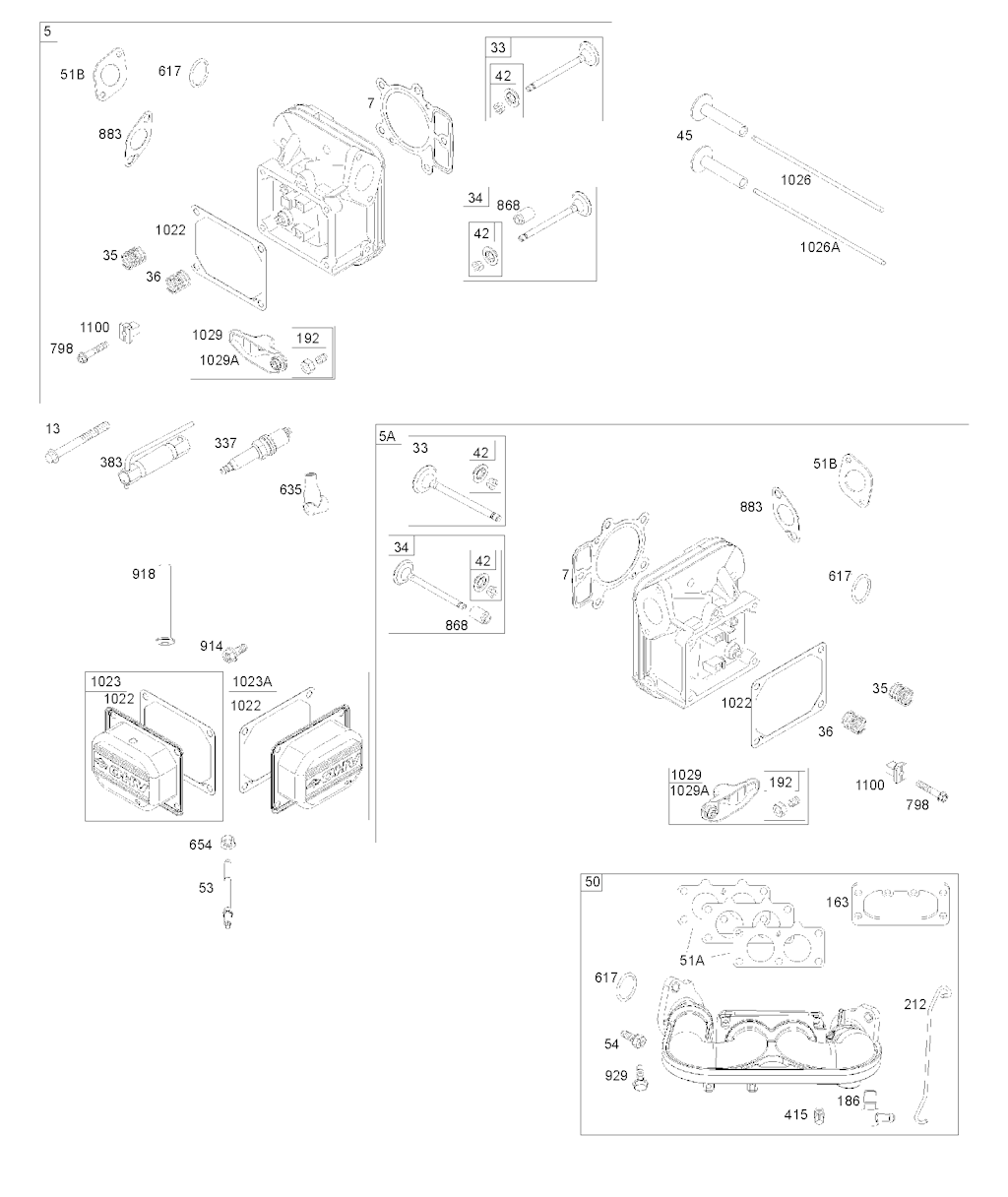 Explosionszeichnung Ersatzteile
