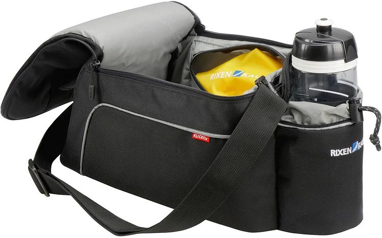 Rixen & Kaul Gepäckträgertasche Rackpack Light schwarz mit UniKlip 2 Adapter