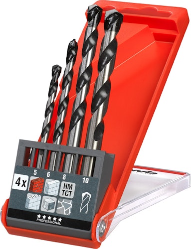 kwb ROCKER Bohrer-Kass.5-10, 4-tlg 44800