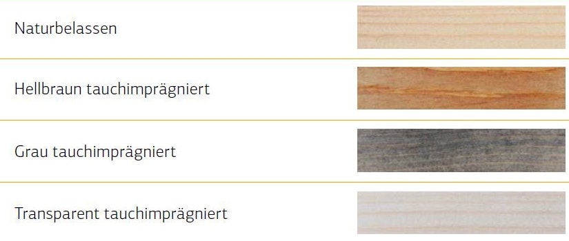 Karibu Farbschutz Farbbeispiele