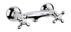 Sanitop Zweigriffmischer Athenas für Brause, chrom