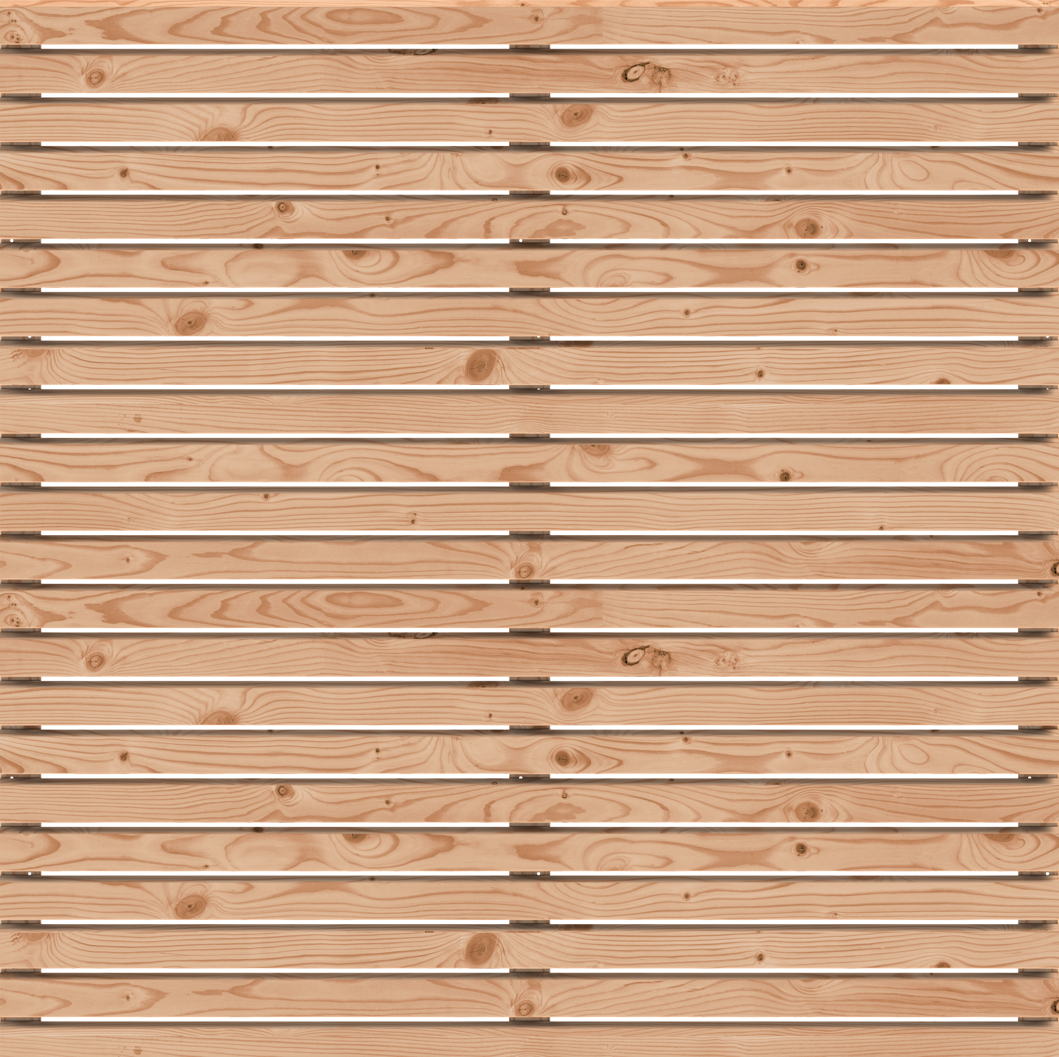 OSMO Sichtblende Rhombus Typ B 1790 x 1790 mm Durchblick 10 mm - Douglasie