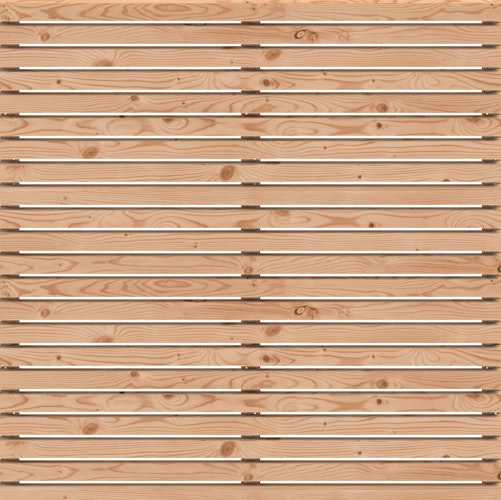 OSMO Sichtblende Rhombus Typ B 1790 x 1790 mm Durchblick 10 mm - Douglasie